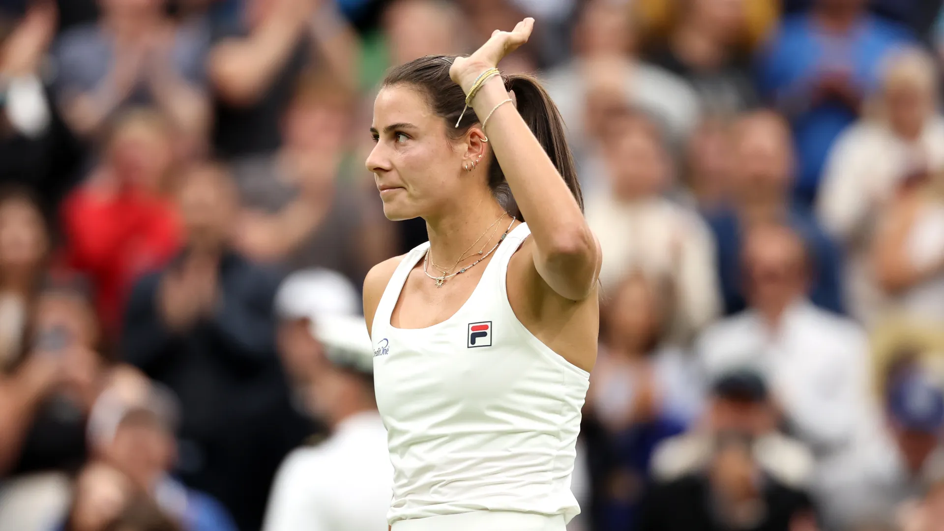 La tennista 24enne attualmente è numero 9 del ranking WTA