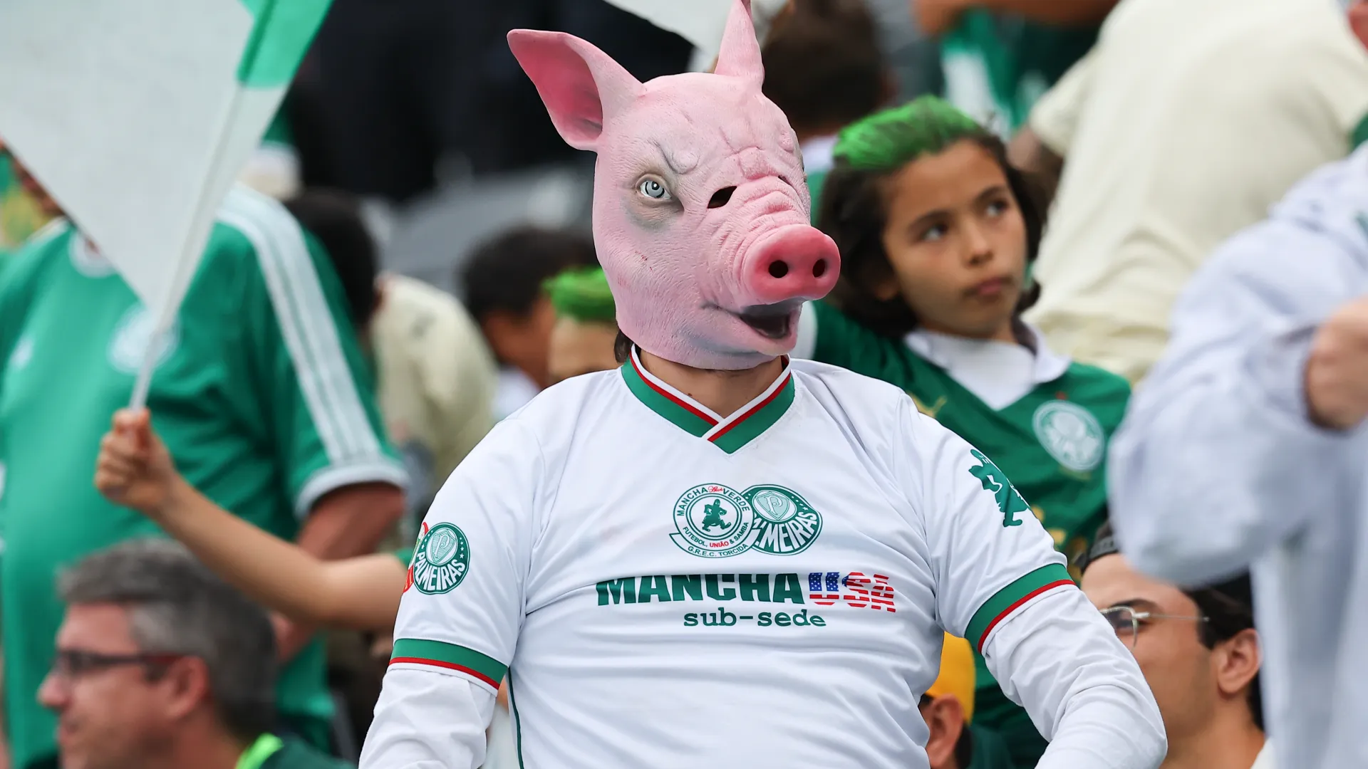 Ci sono anche dei cori dei tifosi del Palmeiras dedicati al maiale
