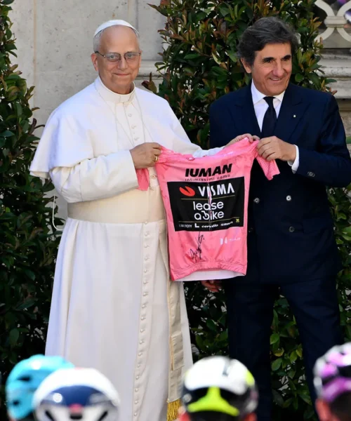 Le storiche immagini del Papa al Giro d’Italia