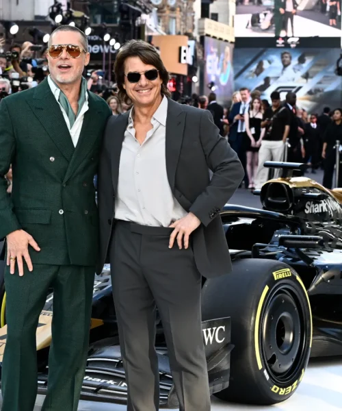 Brad Pitt e Tom Cruise sbalordiscono i fans della F1: foto
