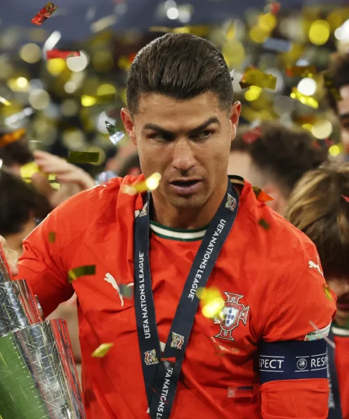 Gioia e dolore per Cristiano Ronaldo: le foto