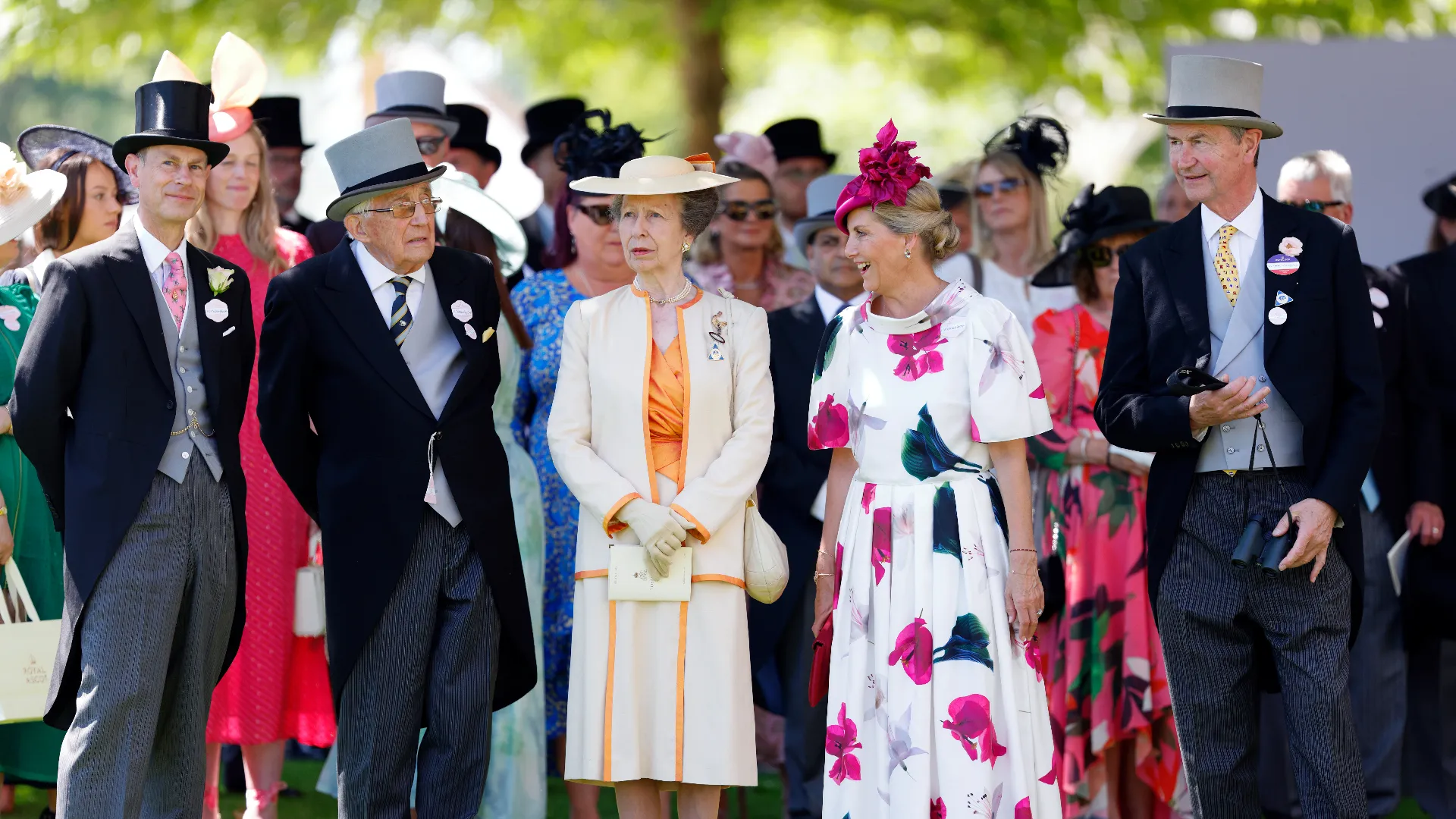 La principessa Anna con la famiglia