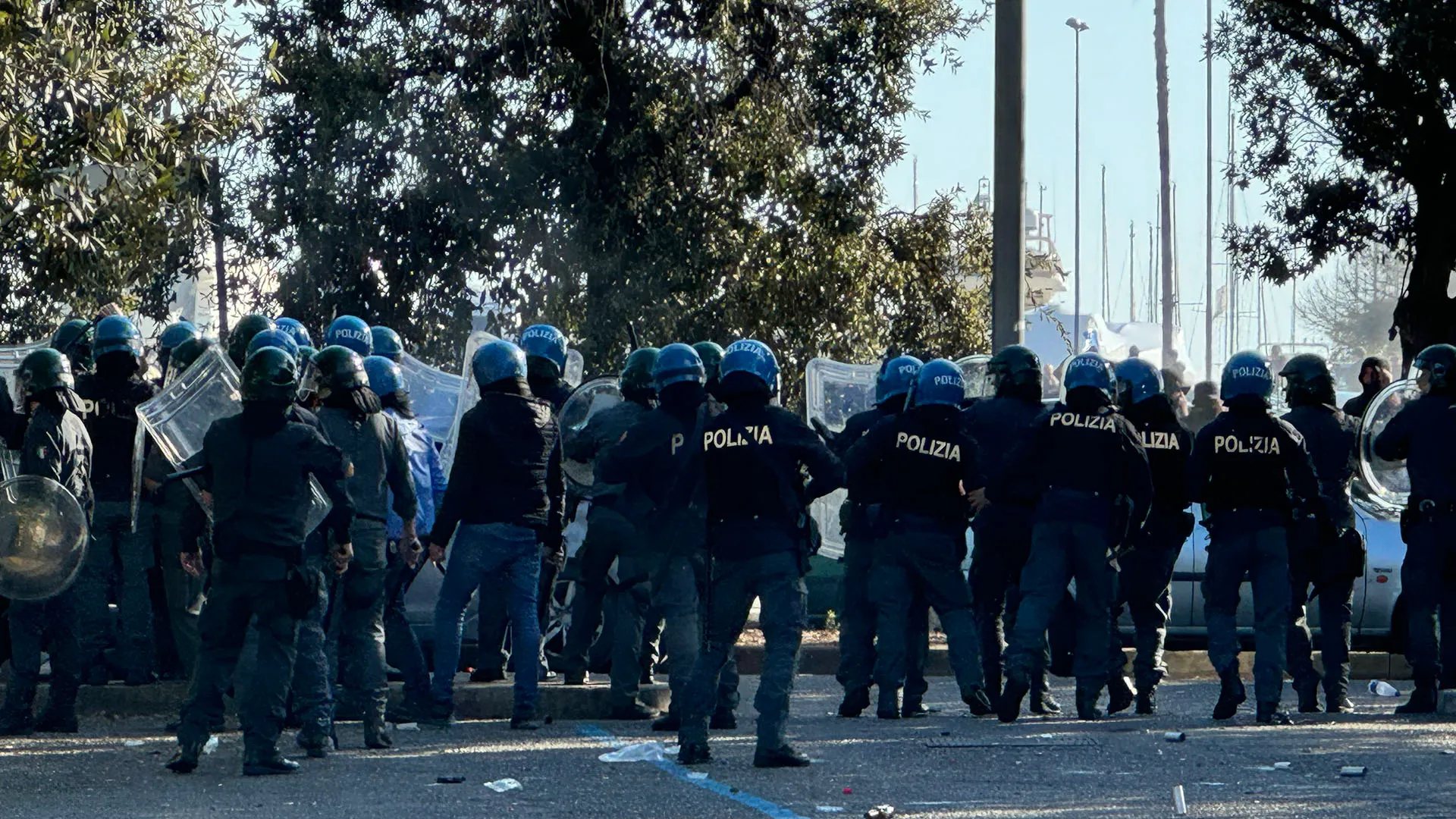 Anche fuori dallo stadio la situazione è stata molto tesa