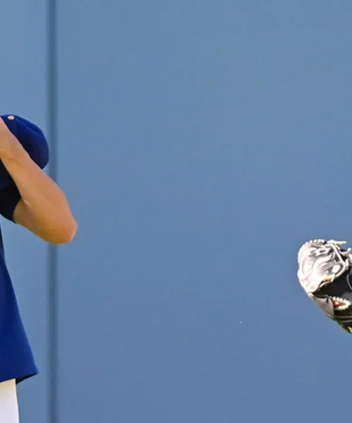 Ohtani e Darvish scherzano prima della partita. Foto