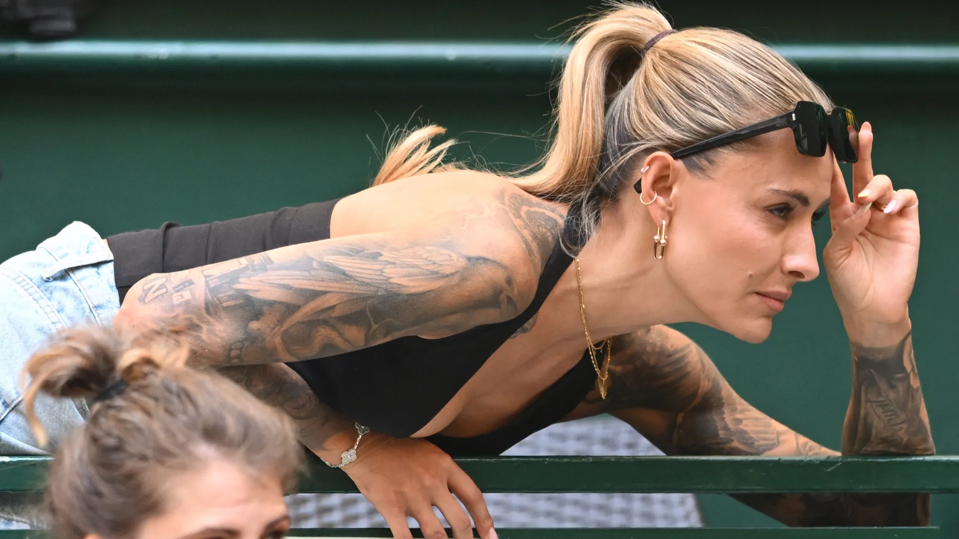 Ad assistere al match c'era anche Sophia Thomalla, compagna di Zverev