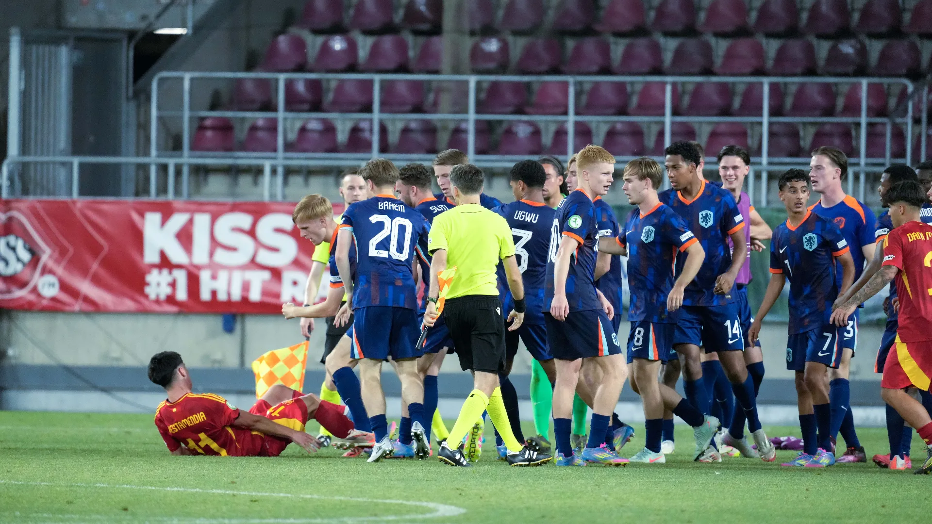 Per l'Olanda è stato Raúl Jiménez a segnare il gol vittoria
