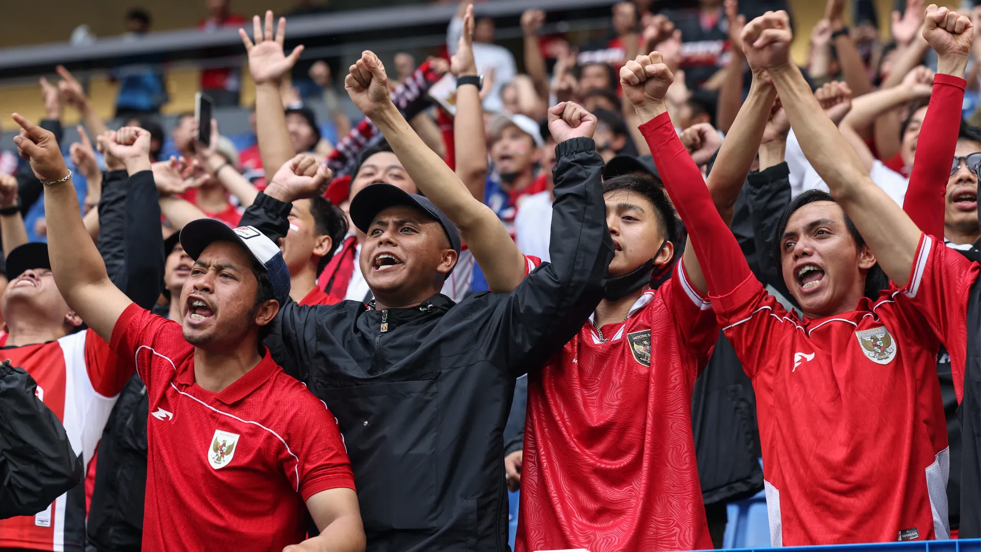 Nonostante questo, i tifosi indonesiano non si sono lasciati abbattere