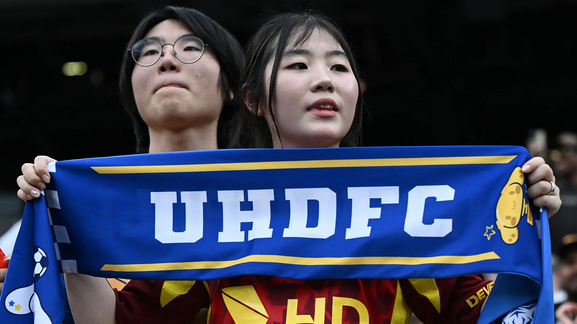Nonostante la distanza, molti tifosi sudcoreani sono approdati negli Stati Uniti per supportare la loro squadra
