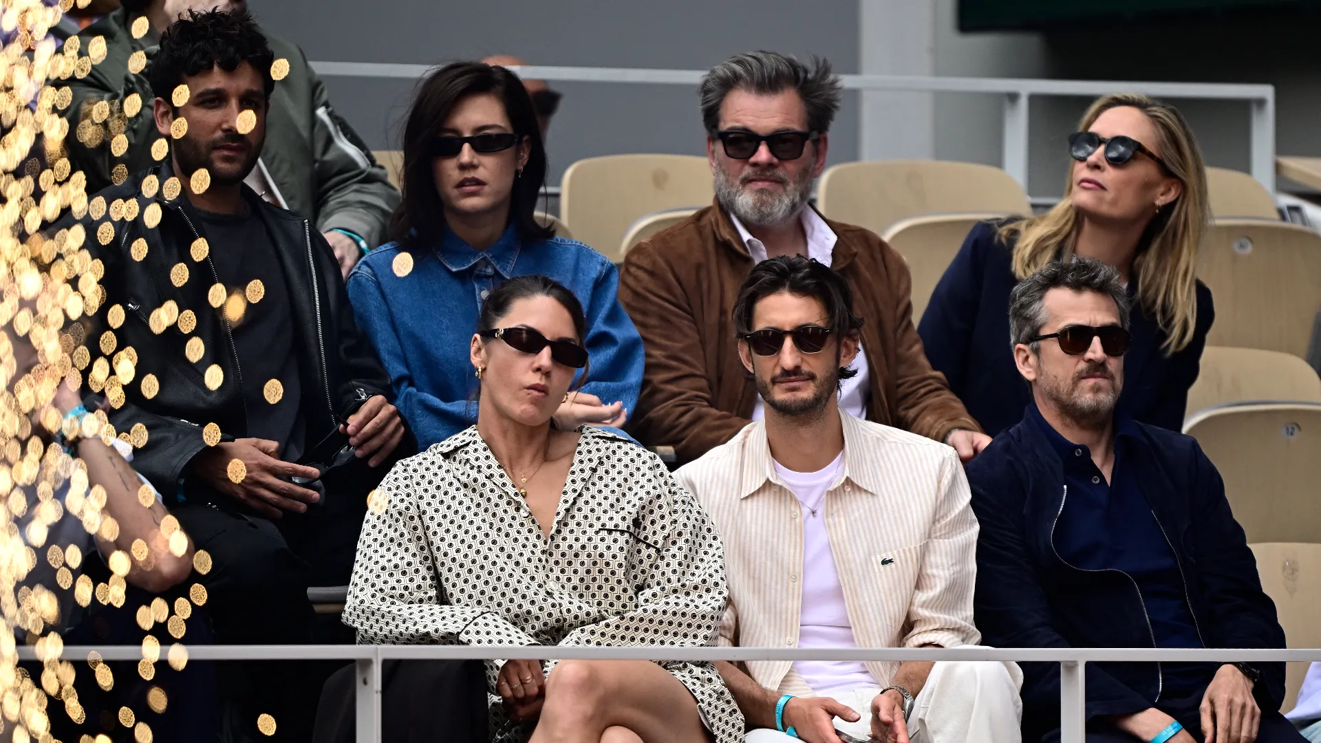 Gli attori Natasha Andrews e Pierre Niney