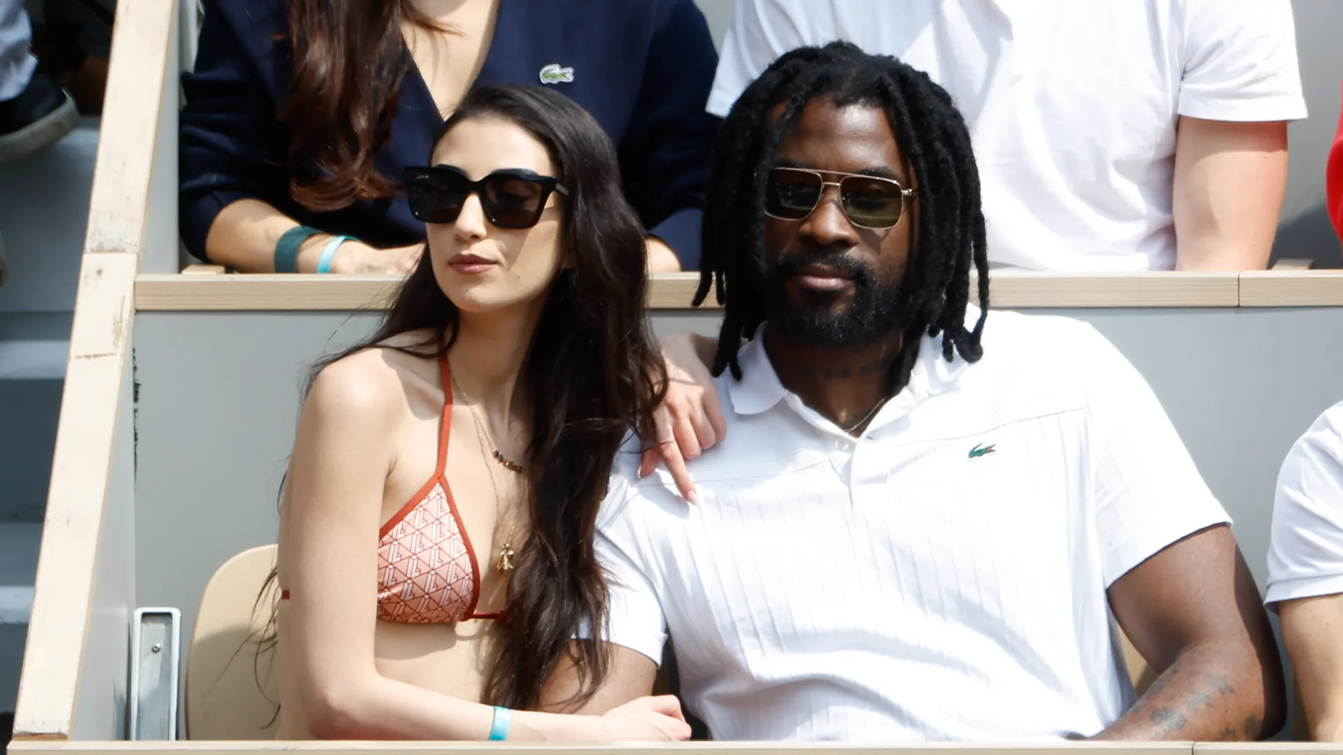 La modella Milla Lapidus con il rapper Damso