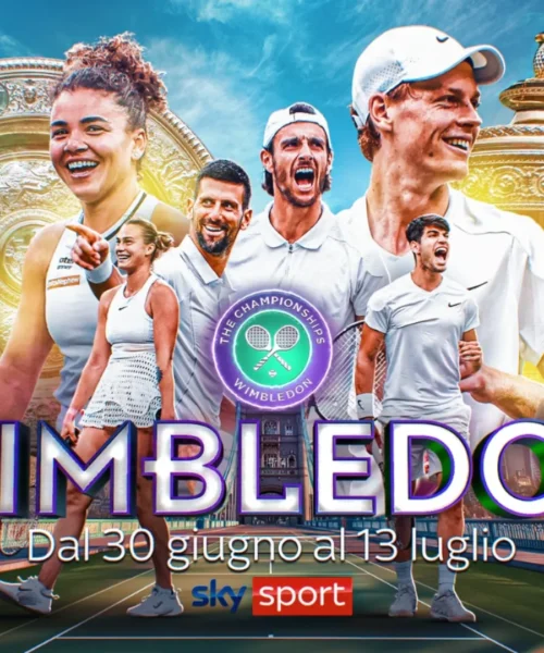 Arriva Wimbledon 2025: la programmazione speciale di Sky Sport