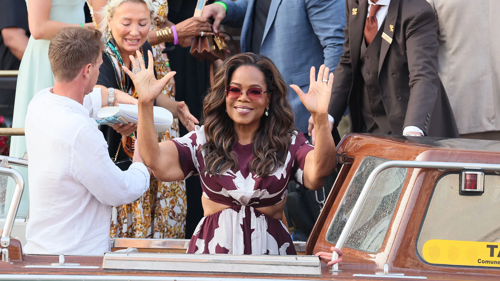 La star della TV Oprah Winfrey è stata tra le VIP più acclamate