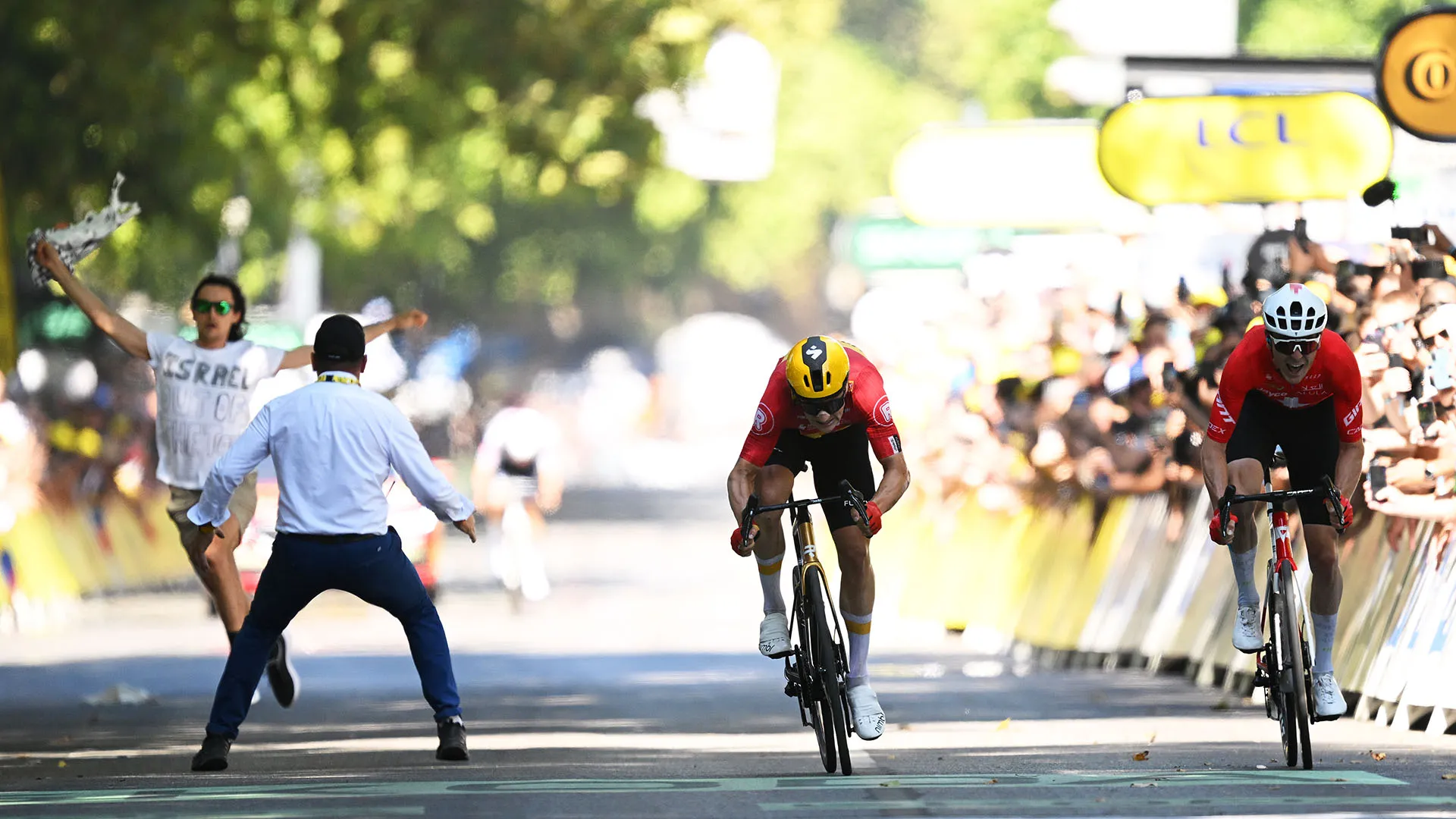 Il ciclista norvegese ha vinto la frazione con arrivo a Tolosa