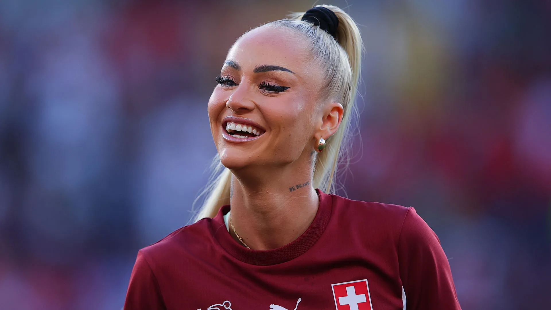 Alisha Lehmann ha giocato appena nove minuti finora nell'Europeo femminile