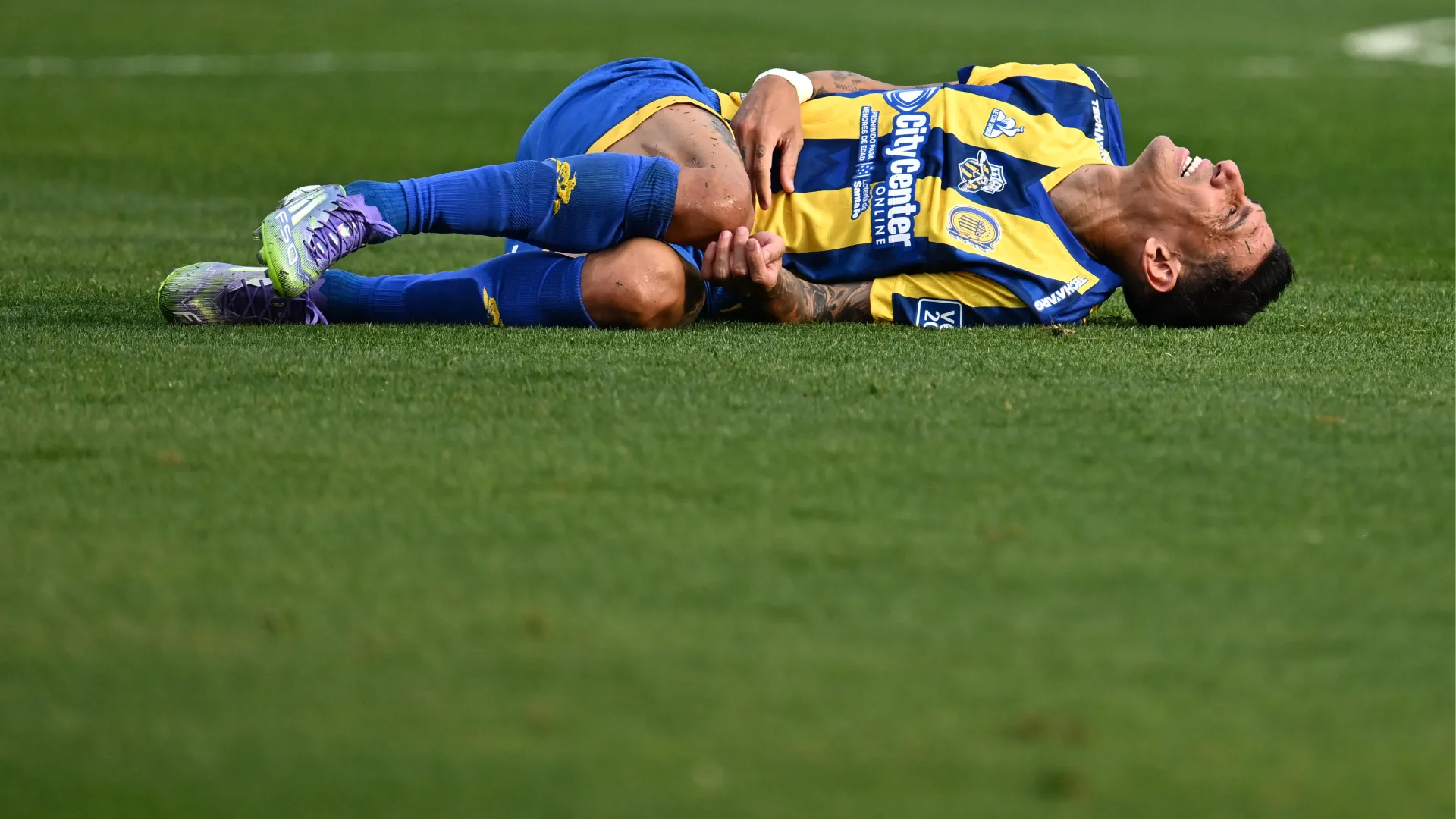 Ángel Di María non era però in grado di camminare
