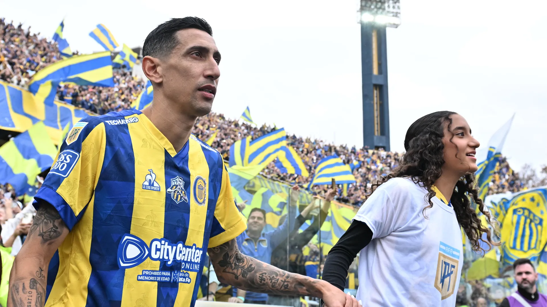 Il campione è tornato al Rosario Central 18 anni dopo
