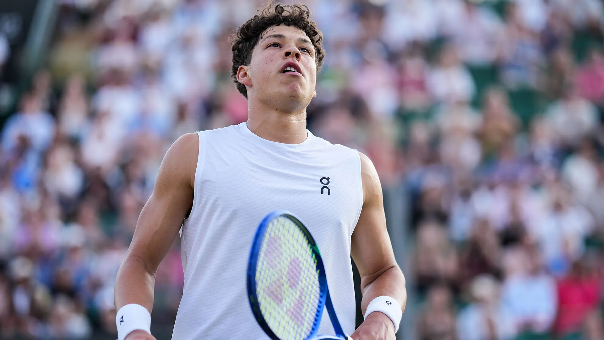 Il match è stato sospeso durante il terzo set