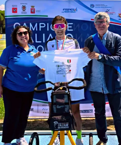 Carlo Calcagni è campione italiano: “Sport è rinascita, ho scelto di vivere”