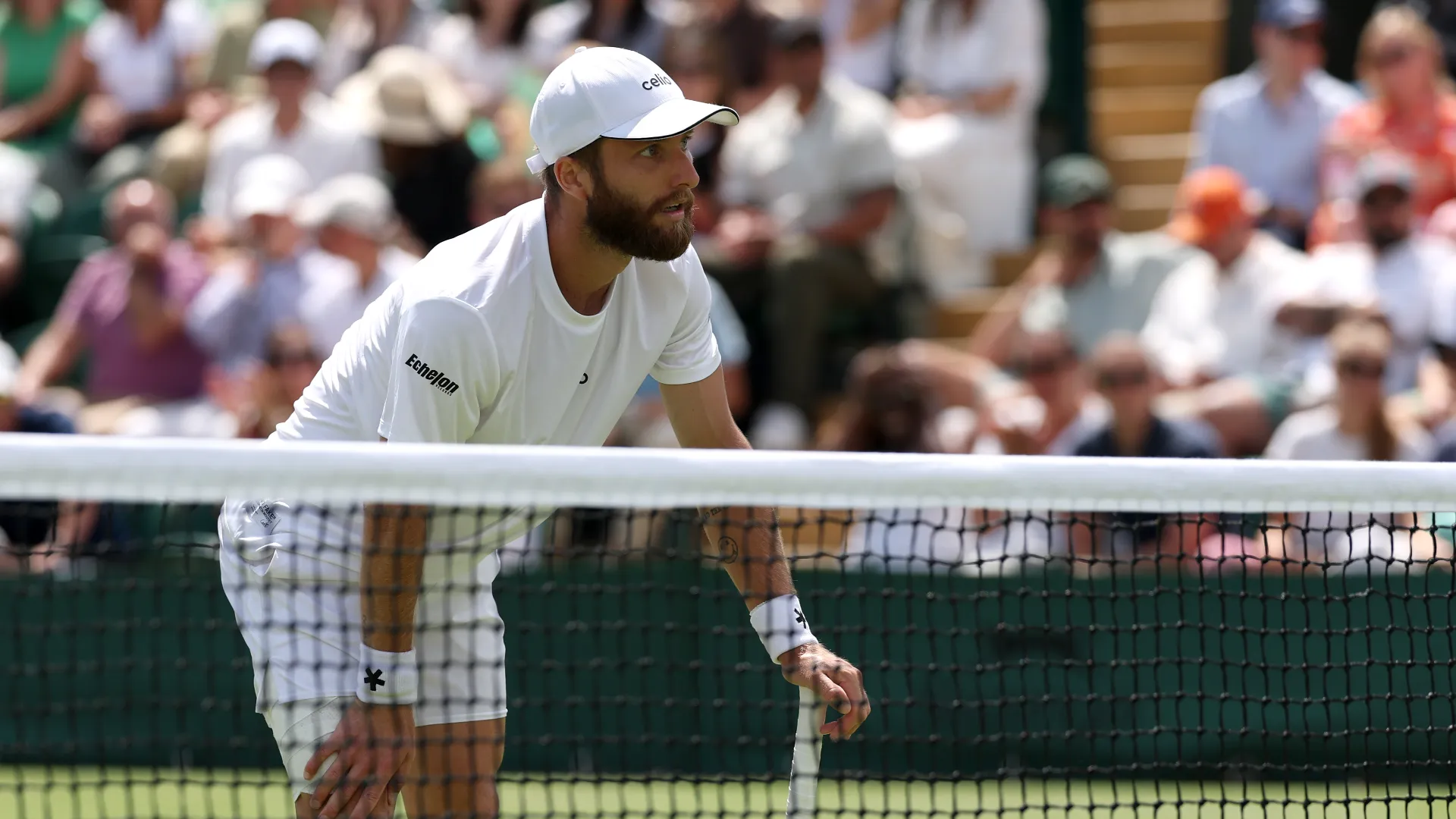 Il francese era molto nervoso durante il match con Grigor Dimitrov
