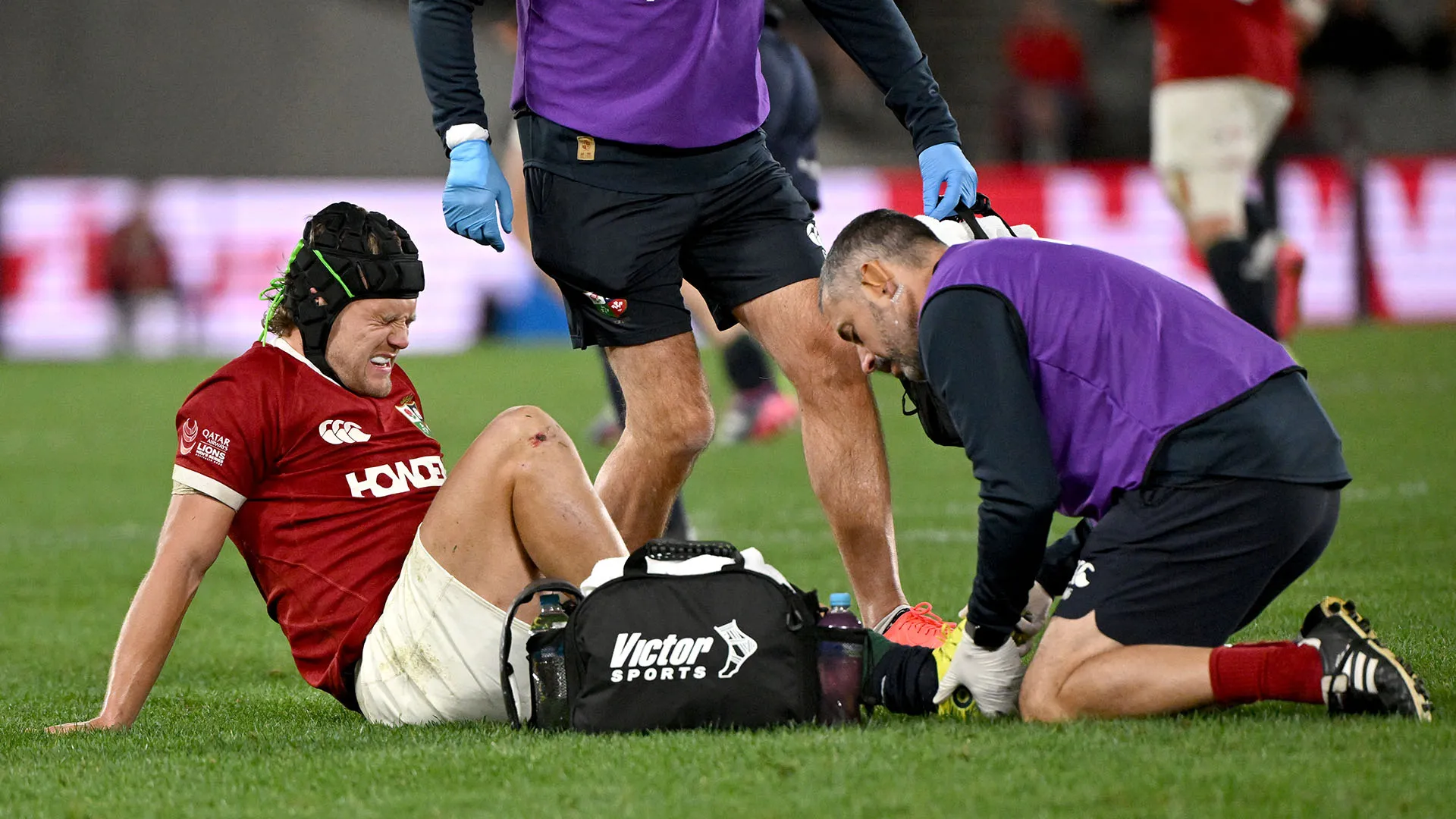 Il dolore era troppo: Darcy Graham non poteva continuare a giocare