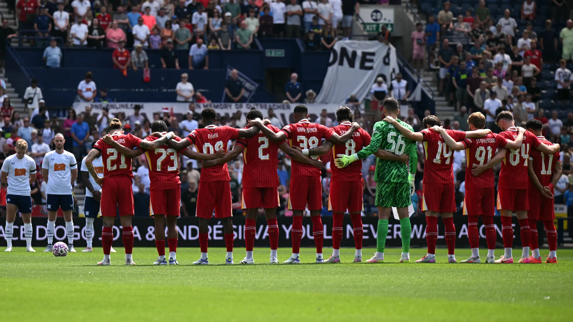 I Reds hanno giocato un'amichevole contro il Preston North End Football Club
