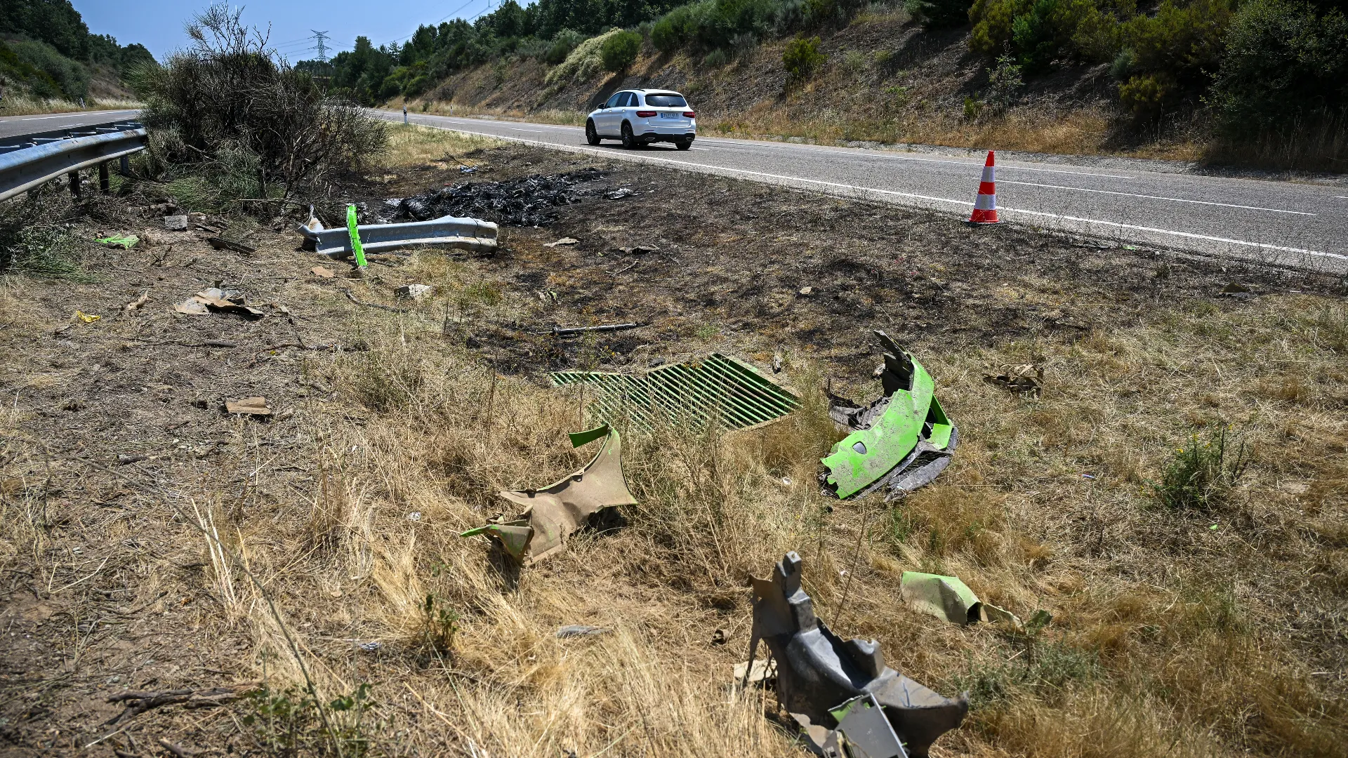 L'incidente è avvenuto in Spagna al km 65 dell'autostrada A-52 nel comune di Cernadilla... 