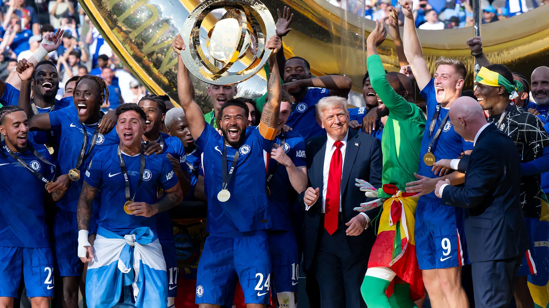 Per molti tifosi Trump ha rovinato la foto della festa del Chelsea