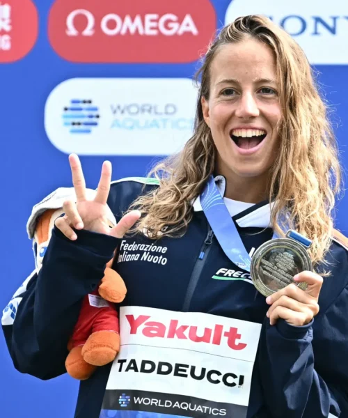 Mondiali di nuoto di fondo, tris d’argento per Ginevra Taddeucci. Gregorio Paltrinieri beffato