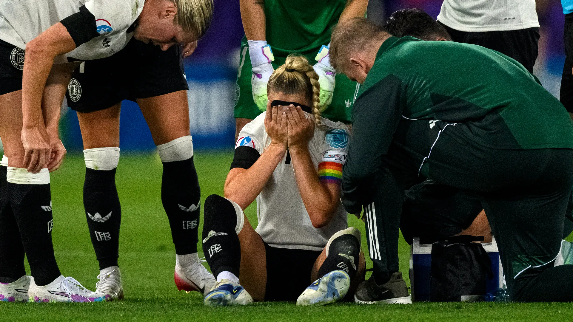 Giulia Gwinn non è riuscita a trattenere le lacrime