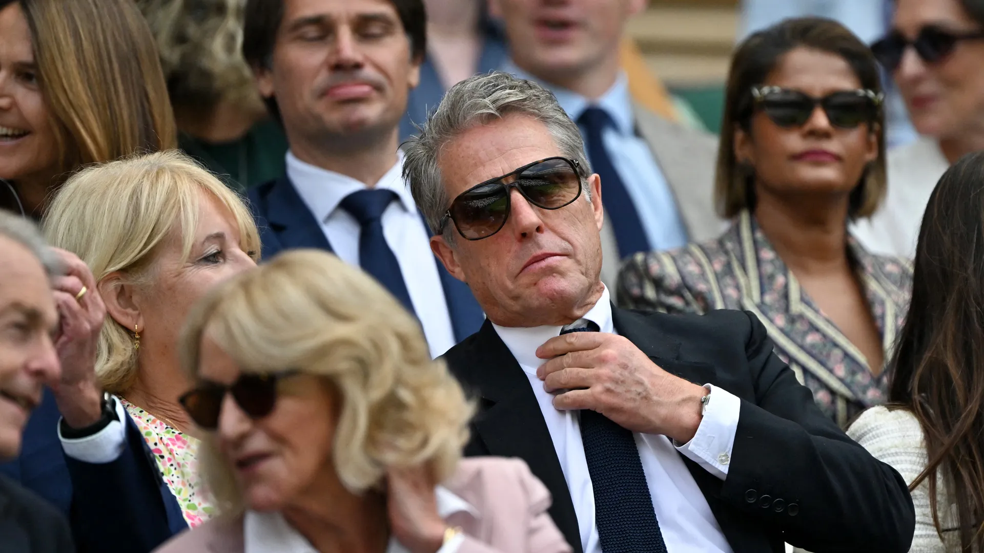 Capita spesso di vedere Hugh Grant a Wimbledon