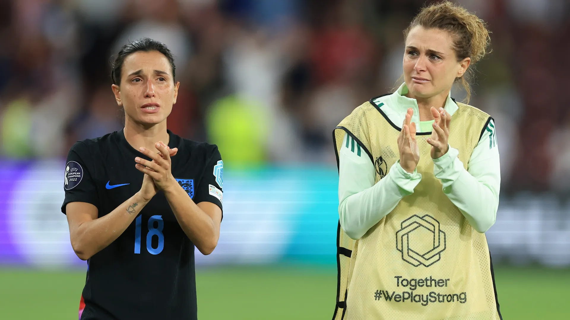 Le Azzurre vanno in vantaggio con l'Inghilterra  e reggono fino ai minuti di recupero finali... 