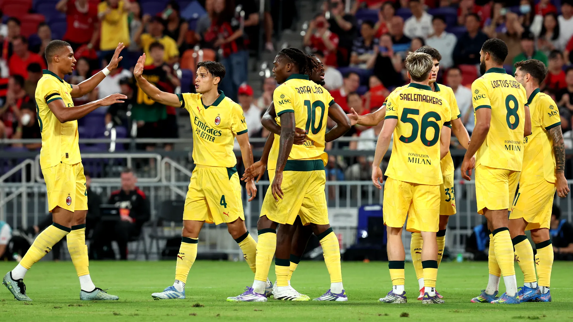 Rafael Leão ha faticato a trattenere le lacrime dopo il gol
