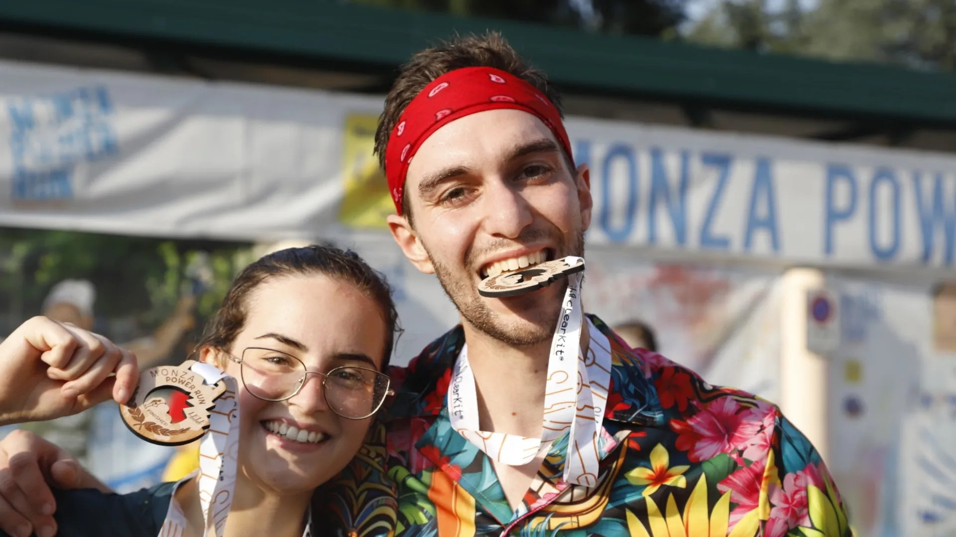 ... i sorrisi all'arrivo erano ancora più belli, perché la Monza Power Run è unica nel suo genere
