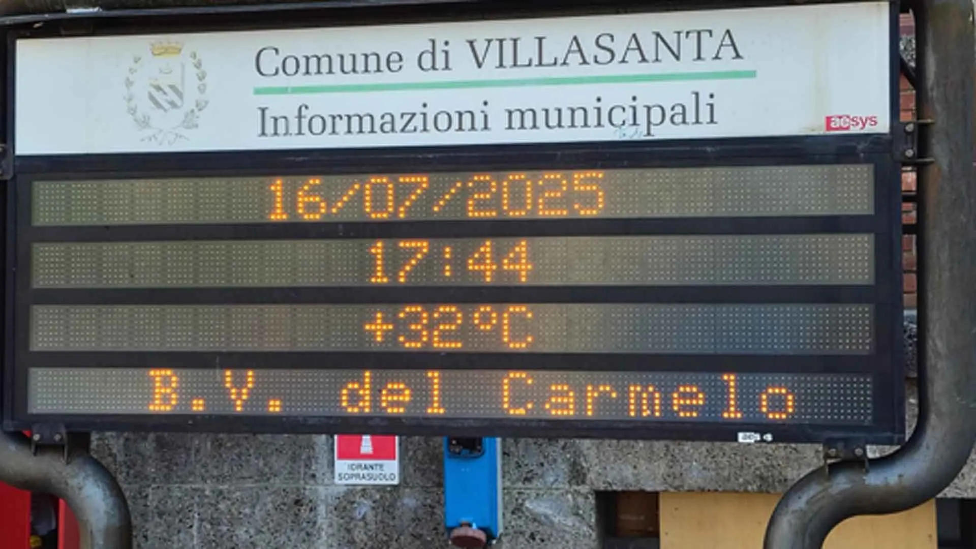 Anche mercoledì la temperatura elevata non ha fermato il gruppo operativo... 