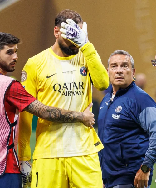 Donnarumma a pezzi dopo il terribile infortunio di Musiala: foto