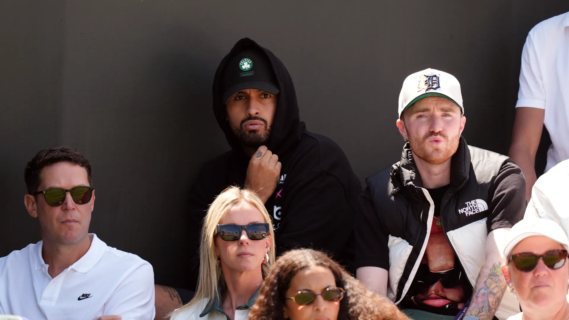 Non ha voluto mancare al torneo neanche Nick Kyrgios
