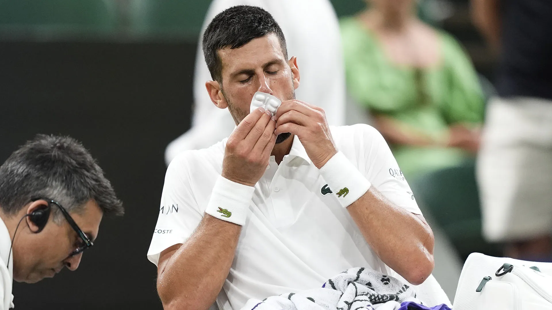 Djokovic ha chiamato per ben due volte il medico