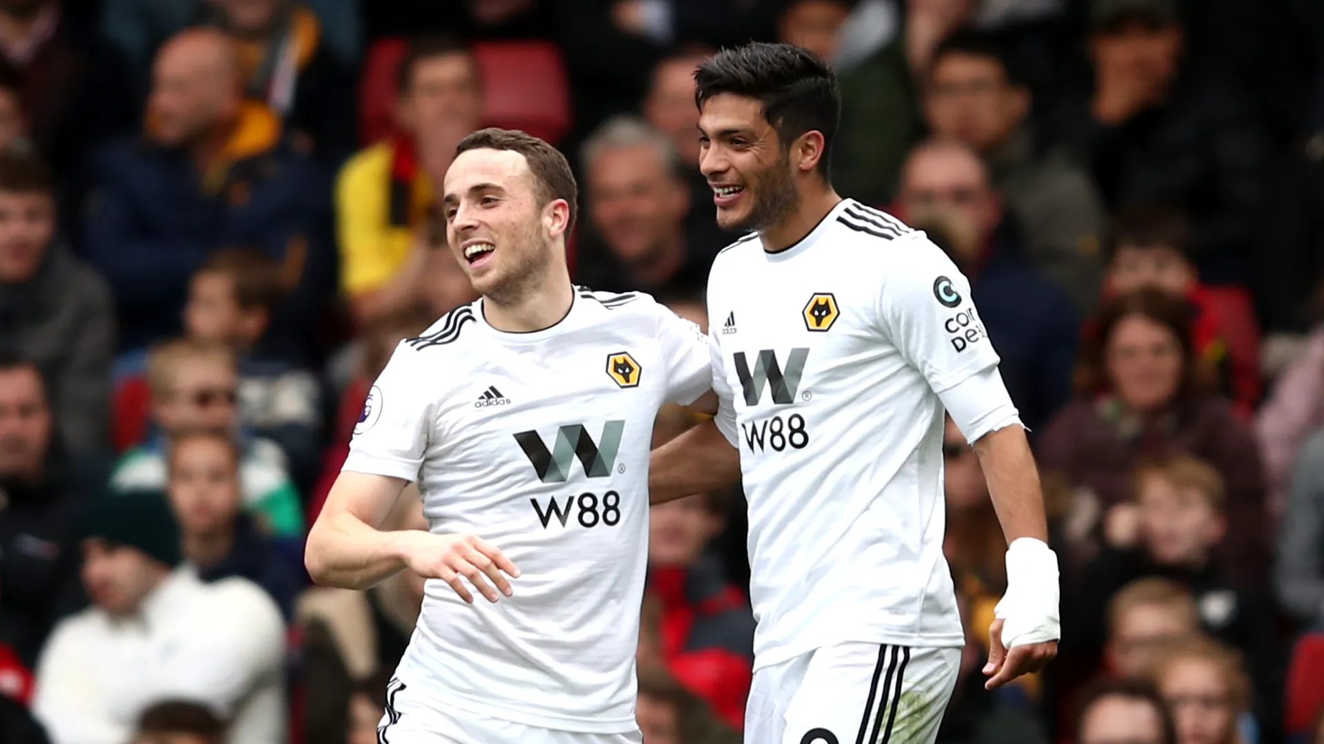 Diogo Jota e Raul Jimenez hanno giocato insieme ai tempi del Wolverhampton