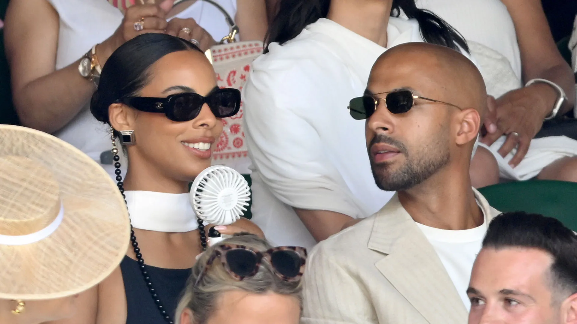 Rochelle Wiseman e Marvin Humes presenti nonostante il grande caldo