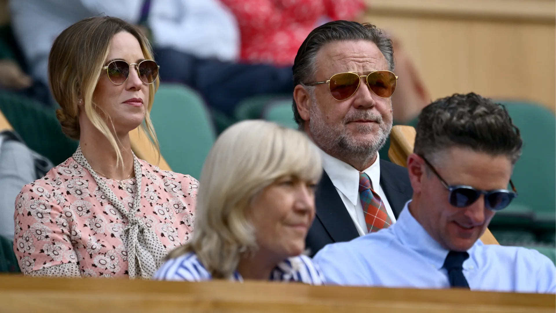 Sulle tribune di Wimbledon spunta anche il gladiatore
