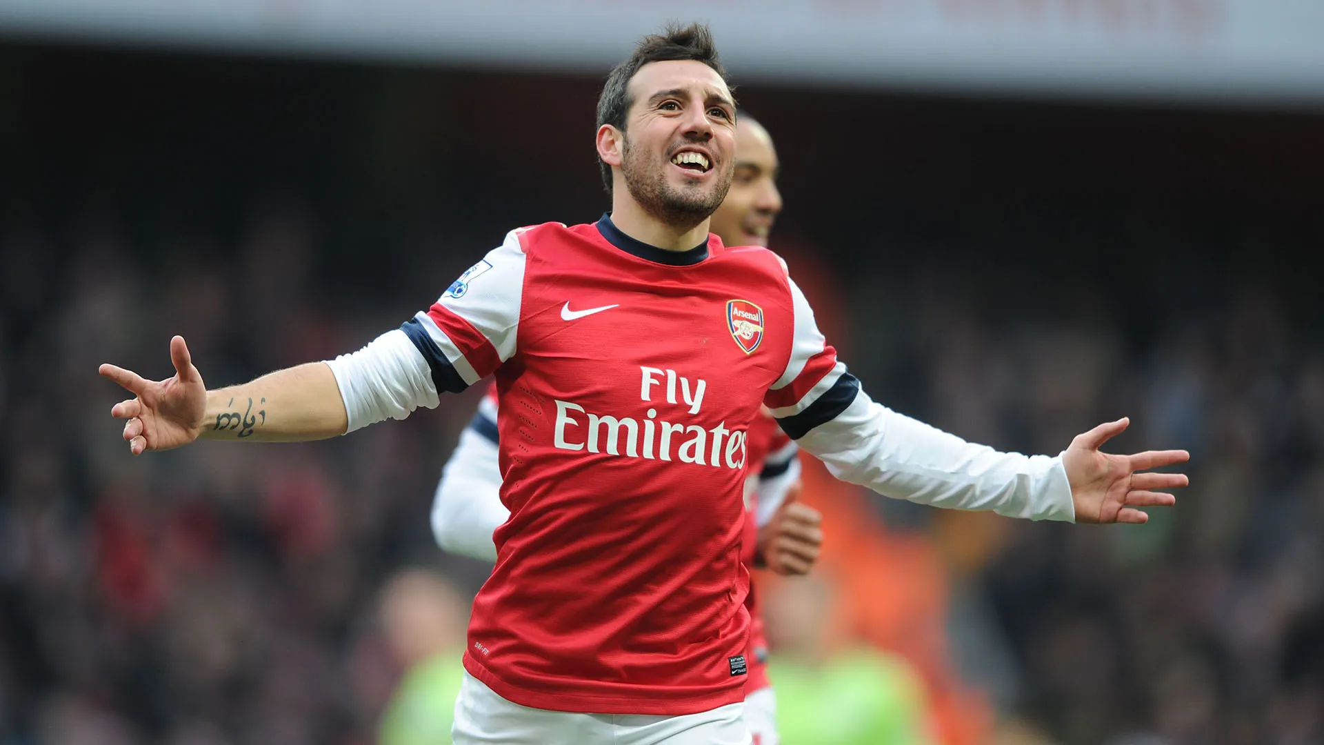 Dopo un anno passato a Malaga, il campione è volato in Inghilterra per giocare con l'Arsenal
