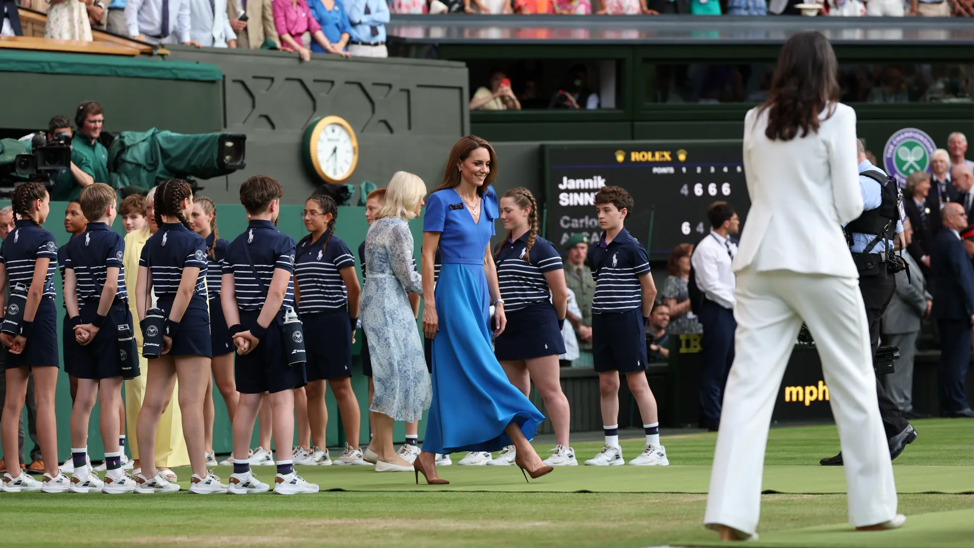 Kate ha seguito la finale dagli spalti insieme agli altri Principi