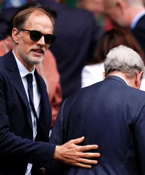 Incontro speciale per Thomas Tuchel: le foto da Wimbledon