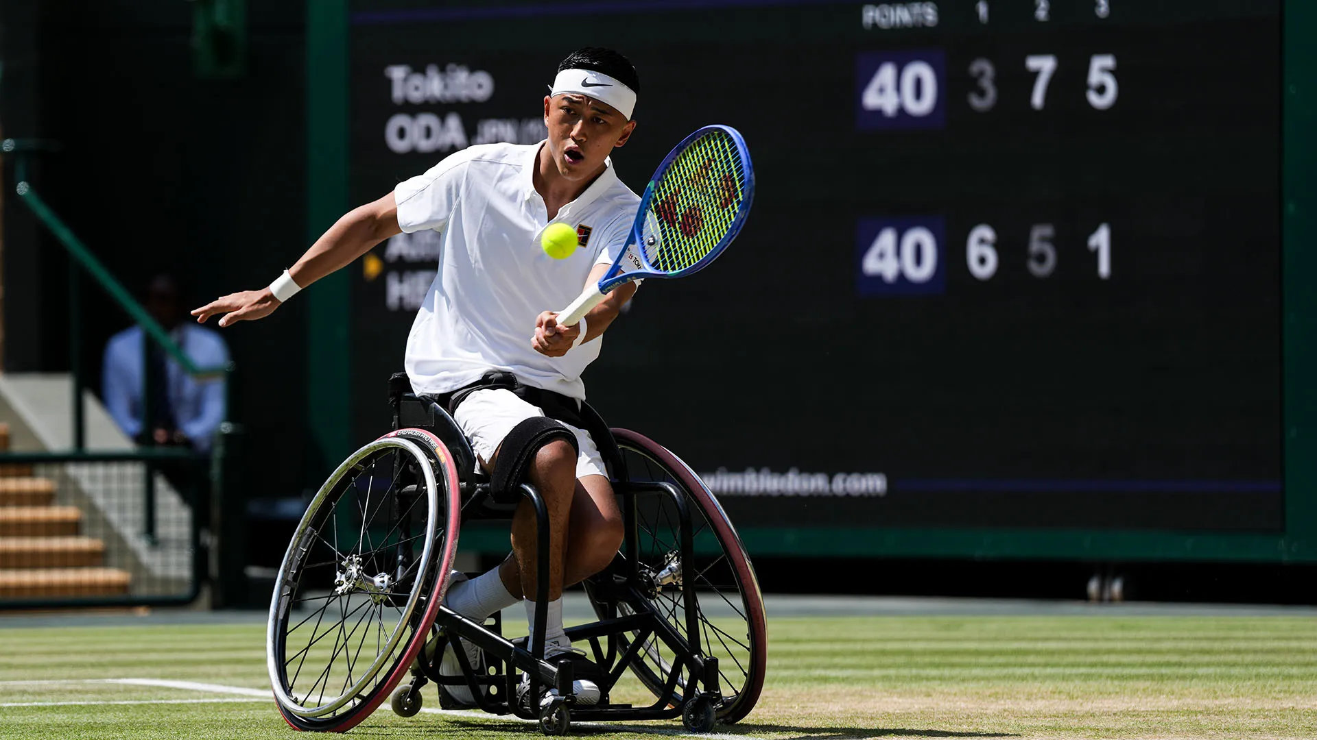 Il giocatore diciannovenne ha vinto il suo secondo titolo di tennis in carrozzina a Londra