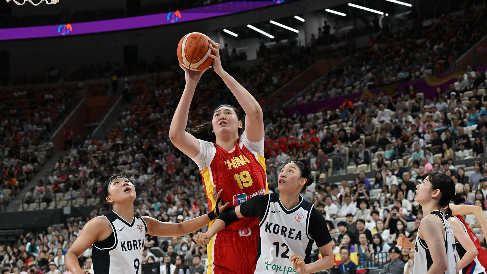Il match tra Cina e Corea del Sud era valido per il terzo posto alla FIBA Women's Asia Cup 2025
