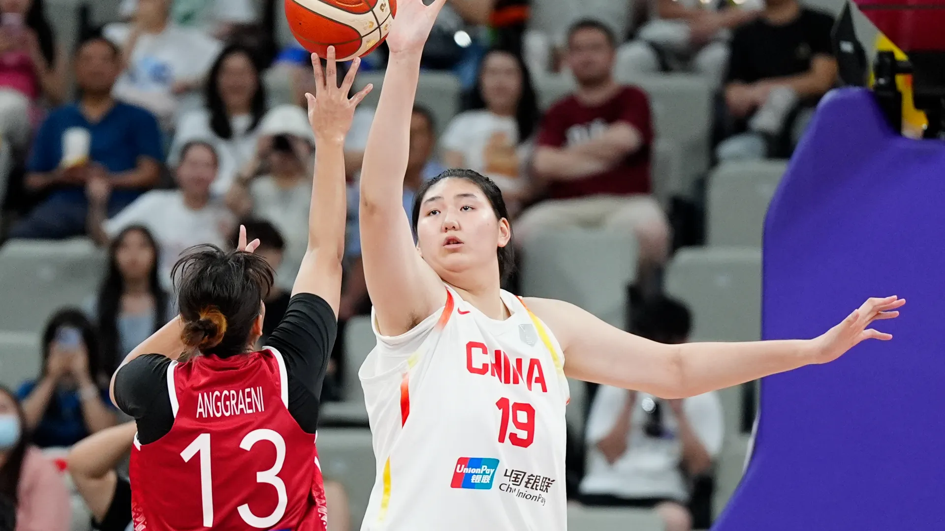 Zhang Ziyu ha esordito con la nazionale senior nella sfida contro l'Indonesia
