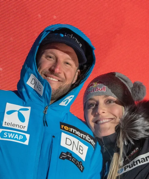Lindsey Vonn si affida ad Aksel Lund Svindal per vincere una medaglia olimpica