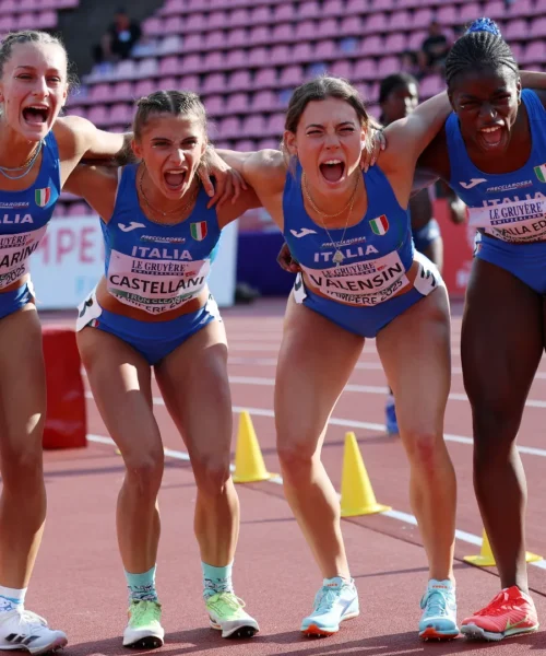 Europei da sogno: oro per Francesco Crotti e le ragazze della 4×100