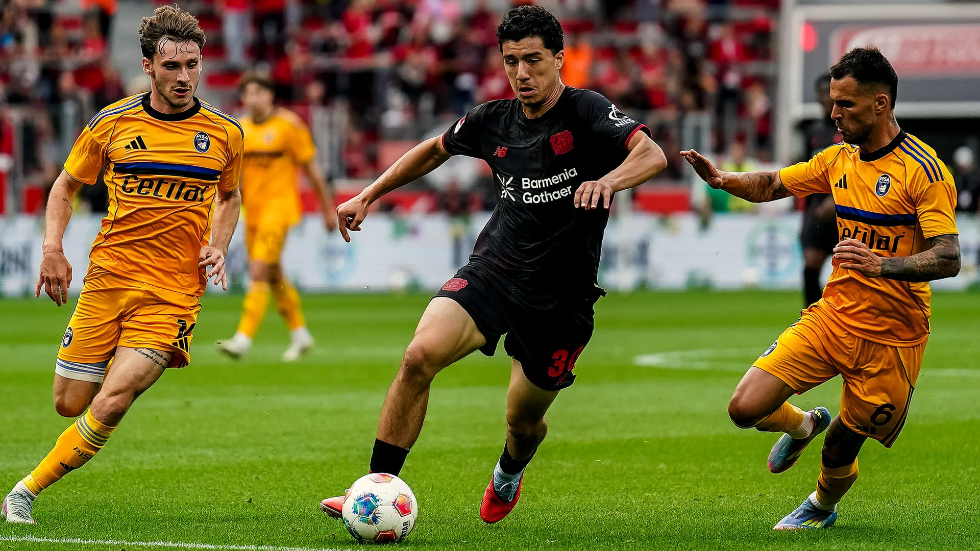 Alla BayArena il Bayer Leverkusen ha ospitato il Pisa per un'amichevole