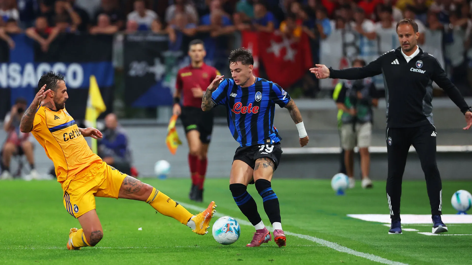 Nell'Atalanta c'è stato l'esordio di Nicola Zalewski, polacco arrivato pochi giorni prima dall'Inter